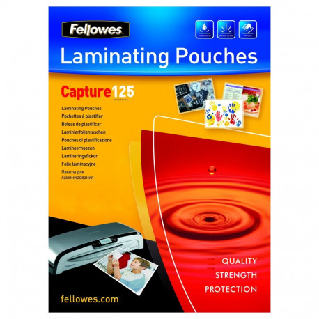 Fellowes lamineerimiskiled A6 125Mikron 100tk, läikivad