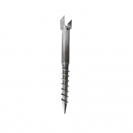 U FORM SCREW POLE 101X70X120X865MM ZINC