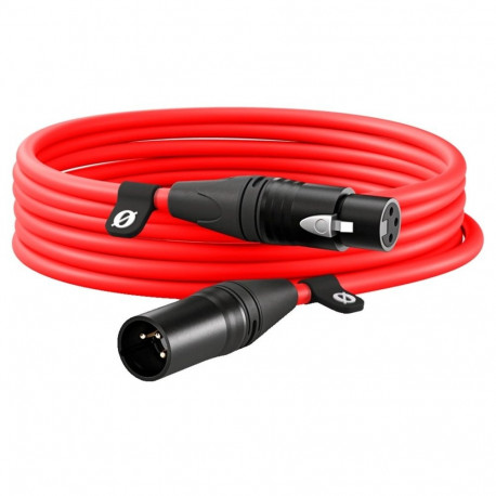 Premium XLR-kaabel XLR6M-R 6m, punane