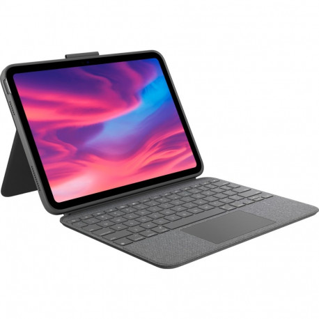 Combo Touch (grau, DE-Layout, Scherenmechanik, für iPad 10. Generation)