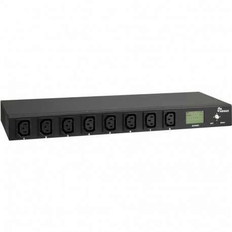 PDU toitejaotur SA-0816 16A 8 lülitatavat C13 pistikupesa, must