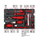 Einhell-KWB E-Case tool case renovation, 78 pieces (black/red)