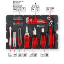 Einhell-KWB E-Case tool case moving, 79 pieces (black/red)