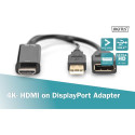 Digitus 4K HDMI to DisplayPort Adapter (black)