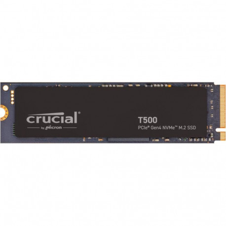 Crucial SSD||T500|2TB|M.2|PCIe Gen4|NVMe|3D NAND|Write speed 7000 MBytes/sec|Read speed 7400 MBytes/