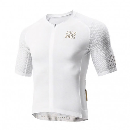 Rockbros YDDX011 Diamond Short Sleeve Cycling Jersey Size M - White