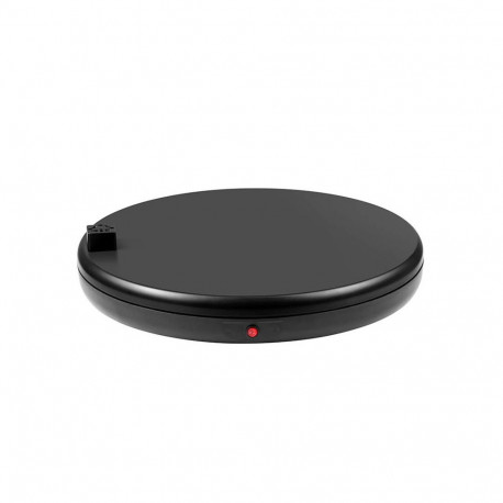 Rotating display stand Puluz with power socket 45 cm (black)