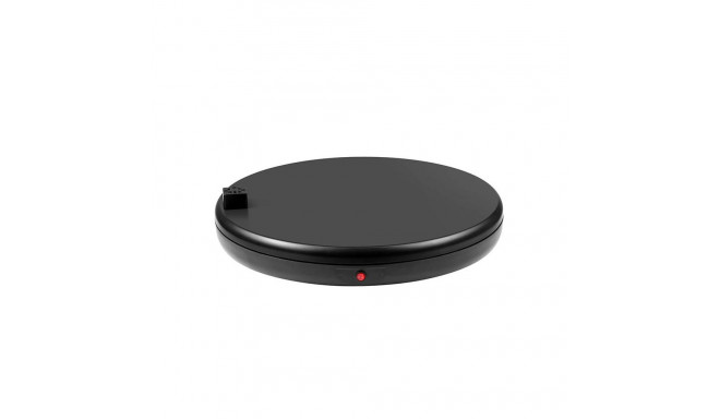 Rotating display stand Puluz with power socket 45 cm (black)