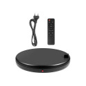 Rotating display stand Puluz with power socket 45 cm (black)