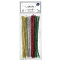 Karvatraat Metallic assortii, pikkus 30cm, 32tk, Interdruk