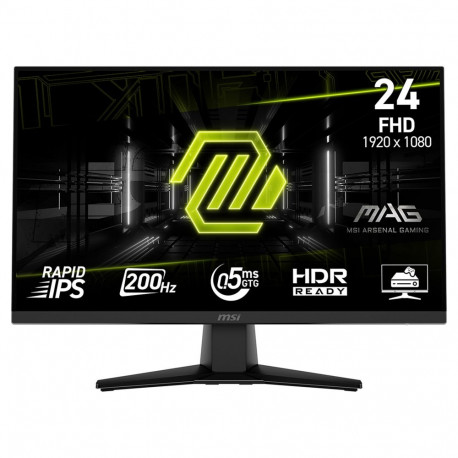 "MSI MAG 242F Flat Gaming TFT 24"" FHD IPS 200Hz 0.5ms HDMI DP"