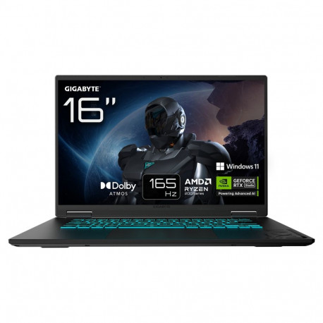 Gigabyte sülearvuti GAMING A16 3VH AMD Ryzen™ 7 260 16GB/1TB/RTX5060 W11Home