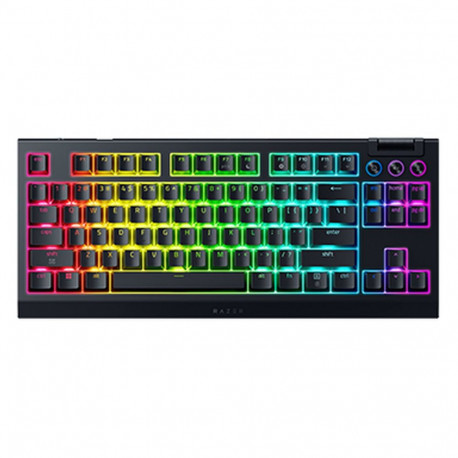 Razer klaviatuur BlackWidow V4 Tenkeyless HyperSpeed oranžid taktiilsed lülitid saksa asetus