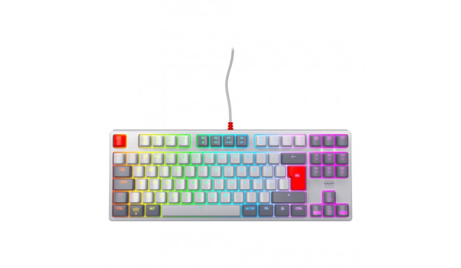 Cherry XTRFY K4V2 TKL valge klaviatuur