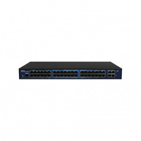 "ALLNET Switch Full Managed Layer 2+ 44 Port Gigabit • 12x GbE • 28x GbE SFP • 4x SFP+ • JSON API • 
