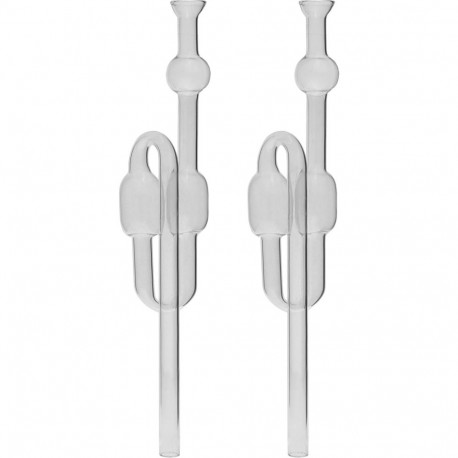 Glass Airlock 2pcs. BROWIN 405582, glass, 15.0 g