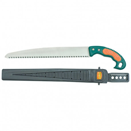Flo oksasaag GRD 28642, 300mm, terasest leht, PVC käepide, 3 lõikeserva, ümbrisega