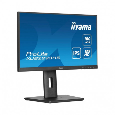 Monitor - iiyama ProLite XUB2293HS-B6 22" IPS HDMI DisplayPort Height-Adjustable