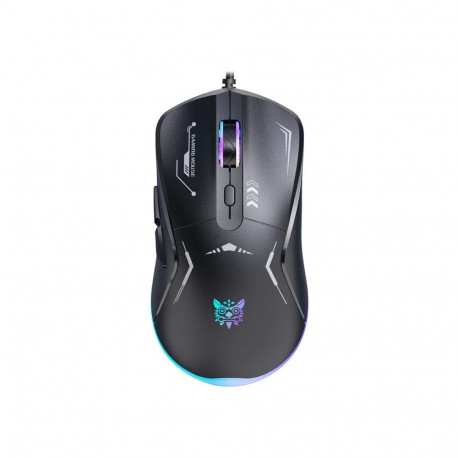 Gaming Mouse - Onikuma CW917 Wired RGB Mouse (6 buttons, 3600 DPI, Black)