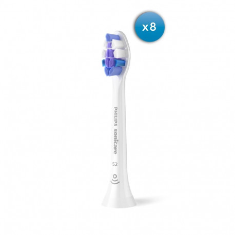 Electric Toothbrush Head - Philips Sensitive HX6058/87 8-pack Extra Soft Bristles