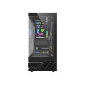 Computer Case - darkFlash DS950 ATX, 6 Fans, USB-C 3.2 Gen 2, Black