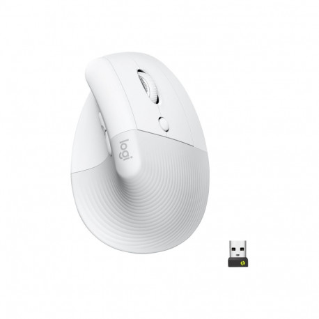 LOGITECH Lift for Business Vertical mouse ergonomic 6 buttons wireless Bluetooth 2.4 GHz Bolt USB re