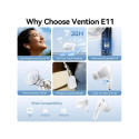 HEADSET WRL ECHO LITE E11/WHITE NBVW0 VENTION
