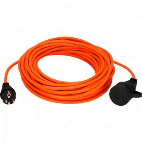 BREMAXX Outdoor-Verlängerungskabel, 20 Meter (orange)