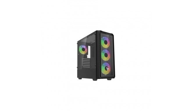 Savio Noctis Glass RGB Cube Black