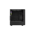 Savio Noctis Glass RGB Cube Black