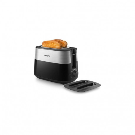 Philips Daily Collection HD2517/90 toaster 8 2 slice(s) 900 W Black, Silver