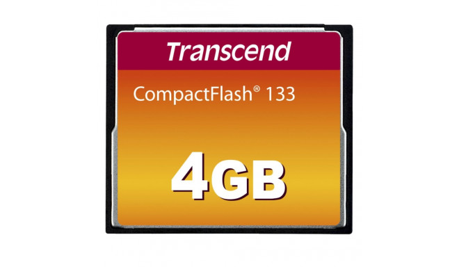 Transcend mälukaart Compact Flash 4GB 133x