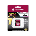 Transcend SDHC 8GB Class10 UHS-I 600x Ultimate mälukaart