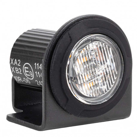 Amio hoiatuslamp amio-04864 ümargune LED R65 12V 24V 12W, oranž