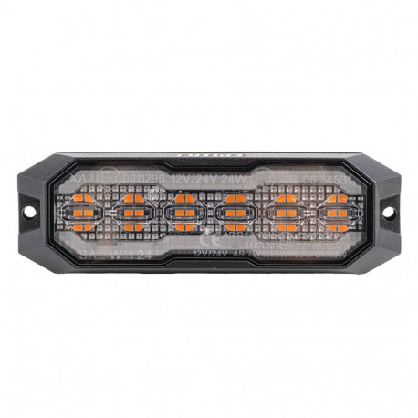 Amio ohutuli amio-04860 LED R65 R148 12V 24V 24W oranži ääretulega, oranž
