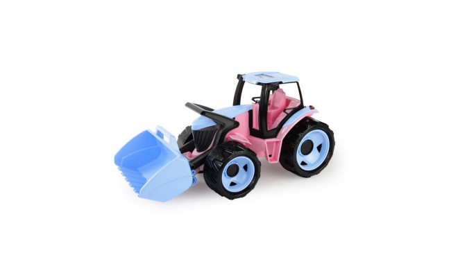 Traktor kopaga 62cm, roosa