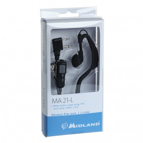 Midland mikrofon-peakomplekt MA21-L PTT/VOX