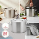 Kinghoff pott KH-2024 roostevaba teras 36cm 24l