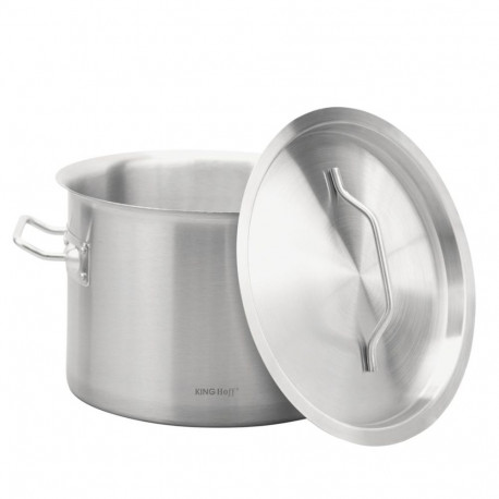 Garnek gastronomiczny, stal nierdzewna, śr.25cm, 9l, kinghoff, kh-2021