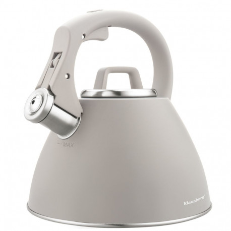 Czajnik stalowy 2,5 l w kolorze szary, klausberg kb-7953
