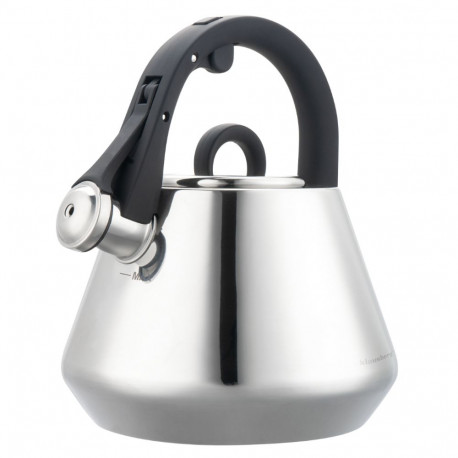 Czajnik stalowy z gwizdkiem 2,5 l połysk, indukcja, klausberg kb-7947