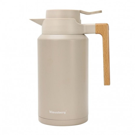 Termos konferencyjny, 2l, stal 304, bpa-free, beżowy, klausberg, kb-9014