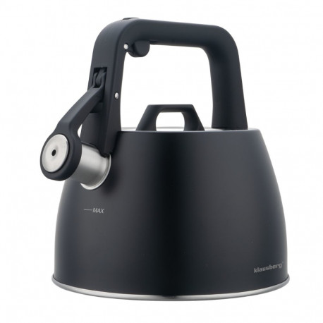 Czajnik tradycyjny 2.5l, czarny klausberg