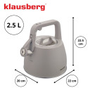 Klausberg teekann 2.5l, hall