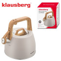 Klausberg teekann 2.5l, beež