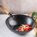 Patelna wok czarny marmurek śr.30cm kinghoff