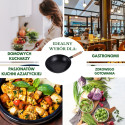 Patelna wok czarny marmurek śr.30cm kinghoff