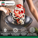 Patelna wok czarny marmurek śr.30cm kinghoff