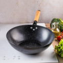 Patelna wok czarny marmurek śr.30cm kinghoff