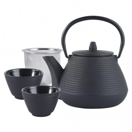 Kinghoff teekann 1l malmist filtriga ja tassidega